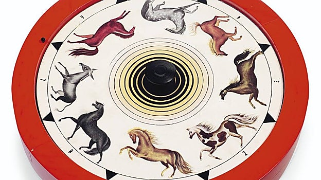 José Horna y Leonora Carrington. 'Ruleta (Rueda de los caballos)'