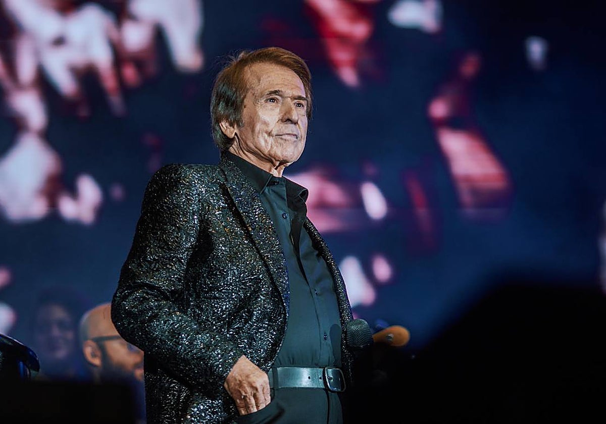 Raphael el pasado viernes en Jerez de la Frontera