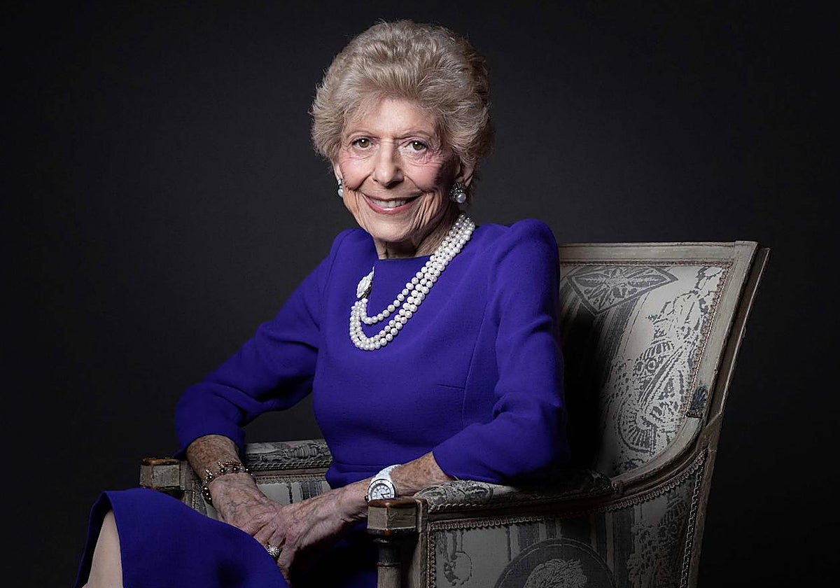 Hélène Carrère d'Encausse, fotografiada en febrero de 2022