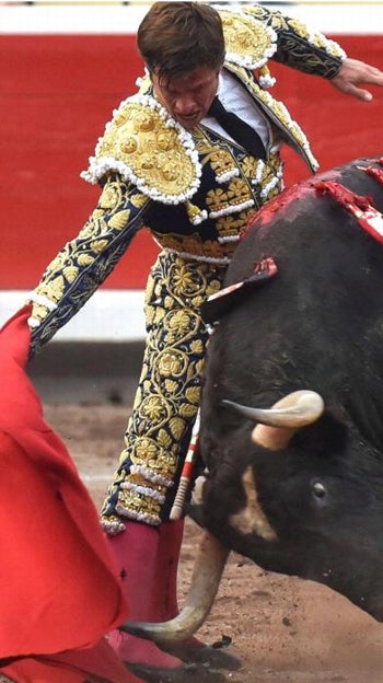 El Juli en el coso de Vista Alegre de Bilbao