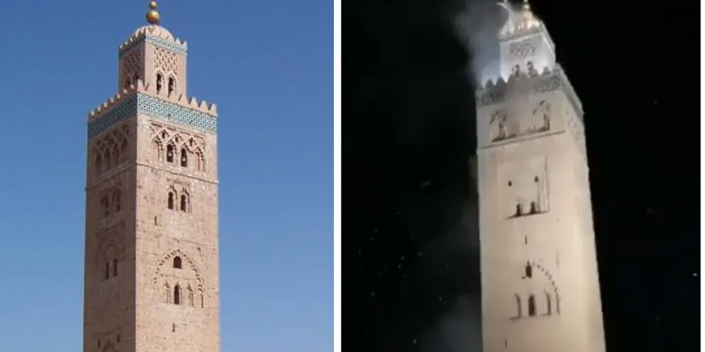 The Koutubia Mosque and the Red Walls, the historical heritage of Marrakech damaged by the earthquake