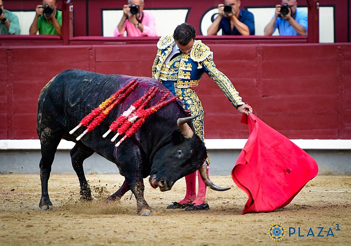 Damián Castaño con el segundo de la tarde