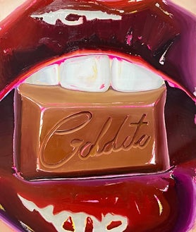 Imagen secundaria 2 - Sobre estas líneas, escultura de Fernanda Fregateiro (Elba Benítez) y 'Goldito', lienzo de Ana Barriga (Yusto/Giner). Arriba, instalación de Isidro Blasco en Ponce+Robles