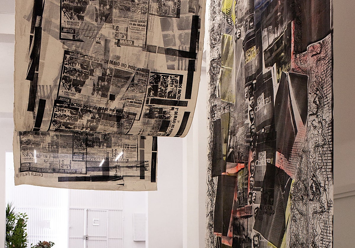 Detalle del montaje de 'Materialismo histórico'