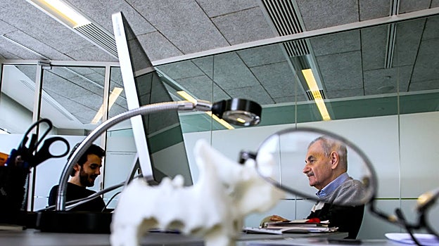 Bermúdez de Castro, durante la entrevista con ABC