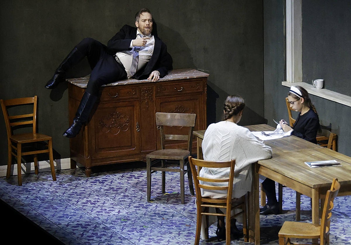 Un momento de «Eugene Onegin», de Chaikovski, en la producción del alemán Christof Loy