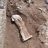 La «excepcional» estatua romana hallada por arqueólogos del CSIC en Tusculum, ¿una bacante de Dioniso?