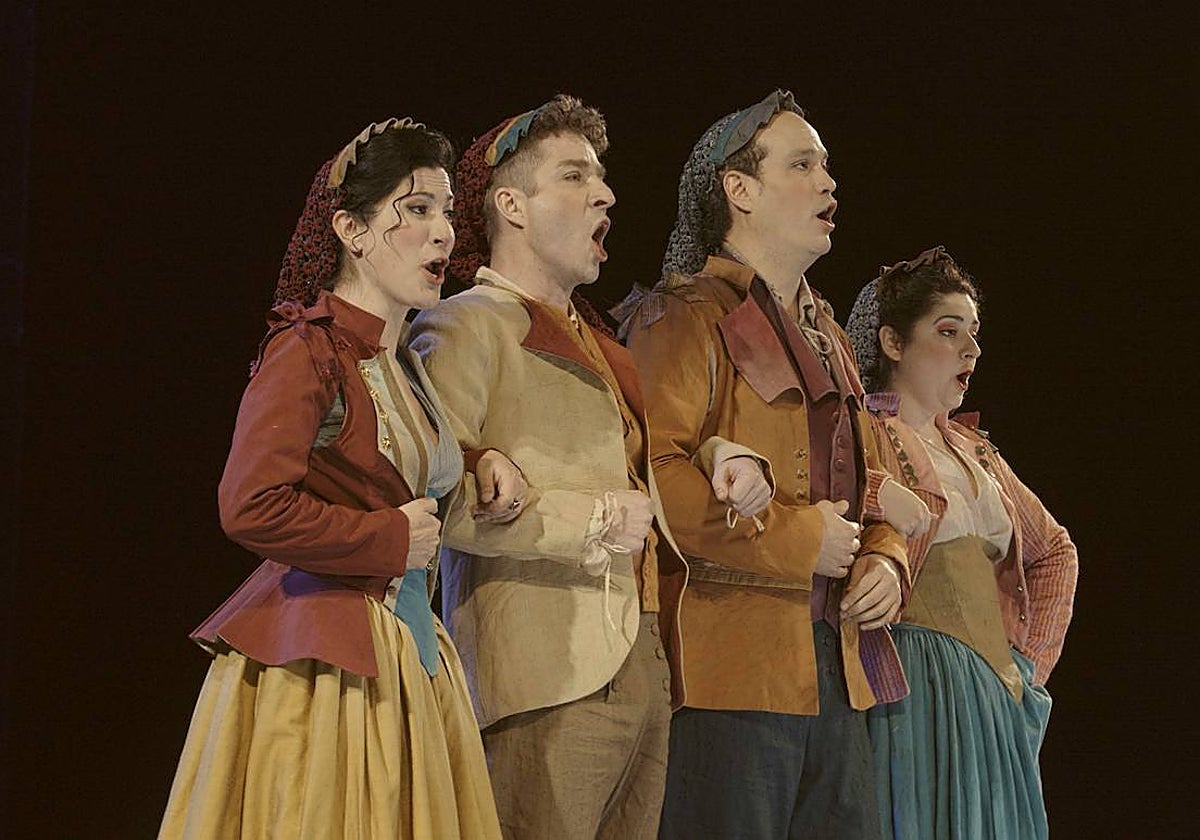 Escena de 'El barberillo de Lavapiés' incluida en el documental