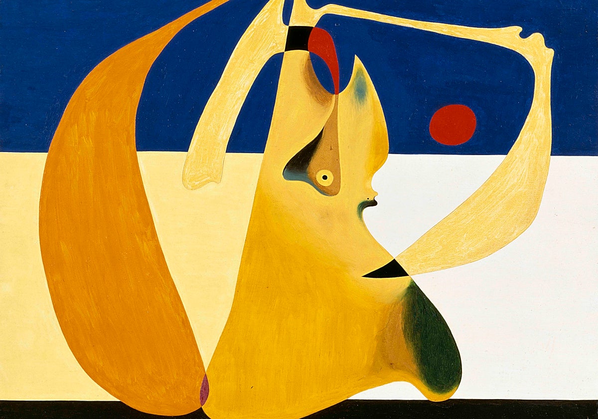 'Baigneuse' (1932), óleo de Miró