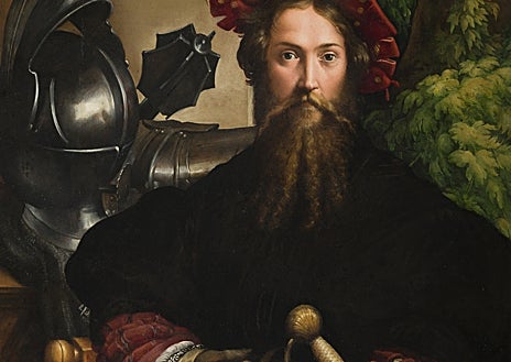 Imagen secundaria 1 - Arriba, 'La flagelación de Cristo', obra de Caravaggio. Sobre estas líneas, 'Retrato de Galeazzo Sanvitale' de Parmigianino, y 'Caín y Abel', de Leonello Spada