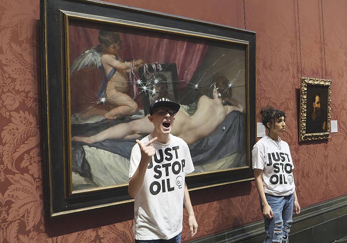 Ataque a 'La Venus del Espejo' de Velázquez