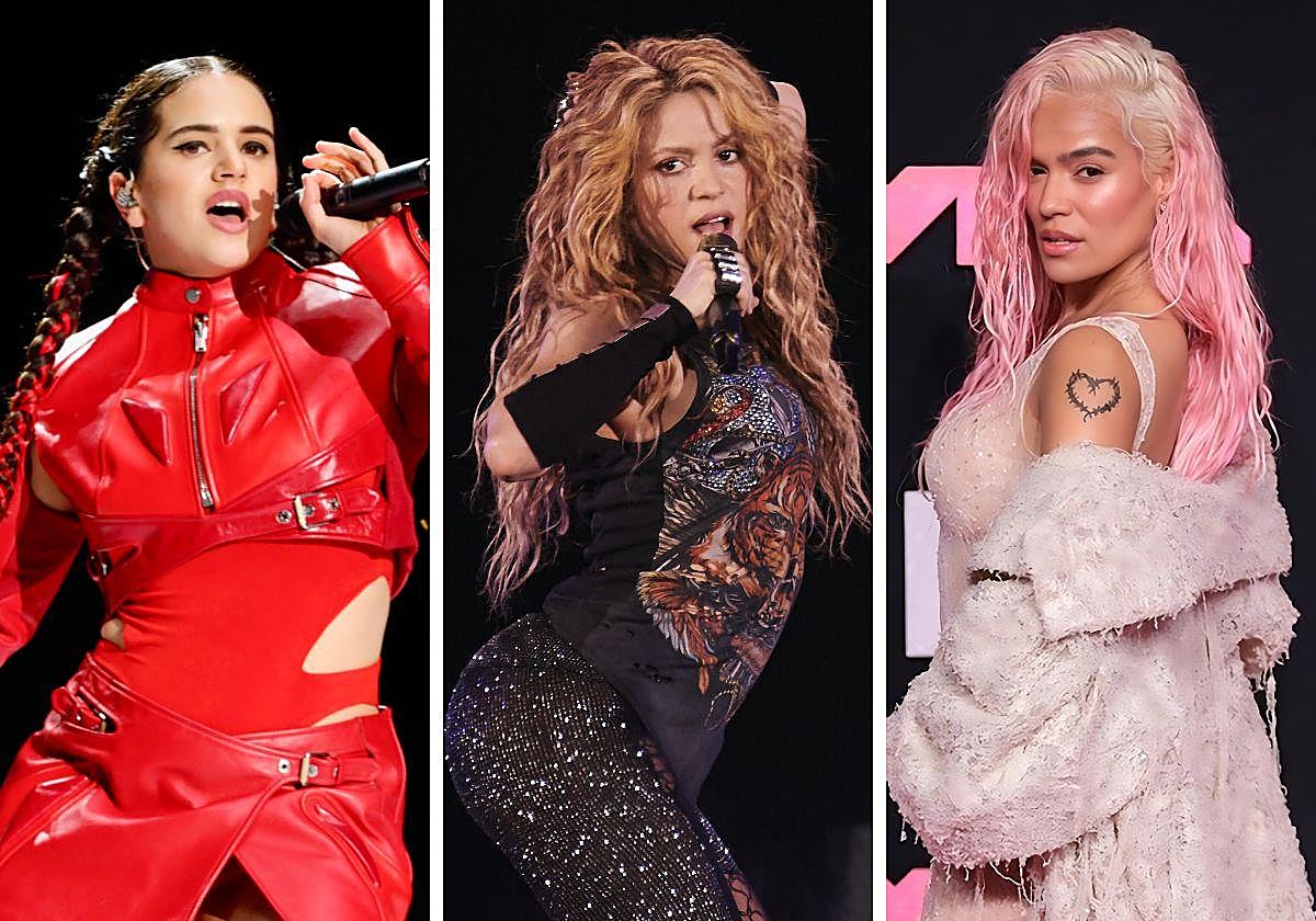 Rosalía, Shakira y Karol G, entre las nominadas a los Grammy Latinos 2023