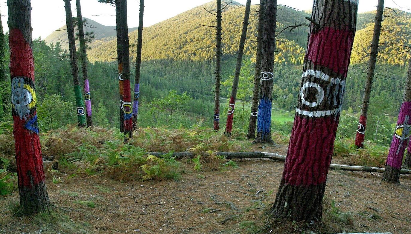 'Bosque de Osma'. Su obra más representativa. Hace apenas tres semanas volvía a inaugurarse en una parcela aledaña a la original tras cinco años de trabajos. ﻿