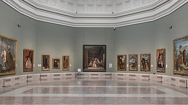 Imagen antes - El Prado exhibe sus pinturas, los reversos... y ahora los marcos