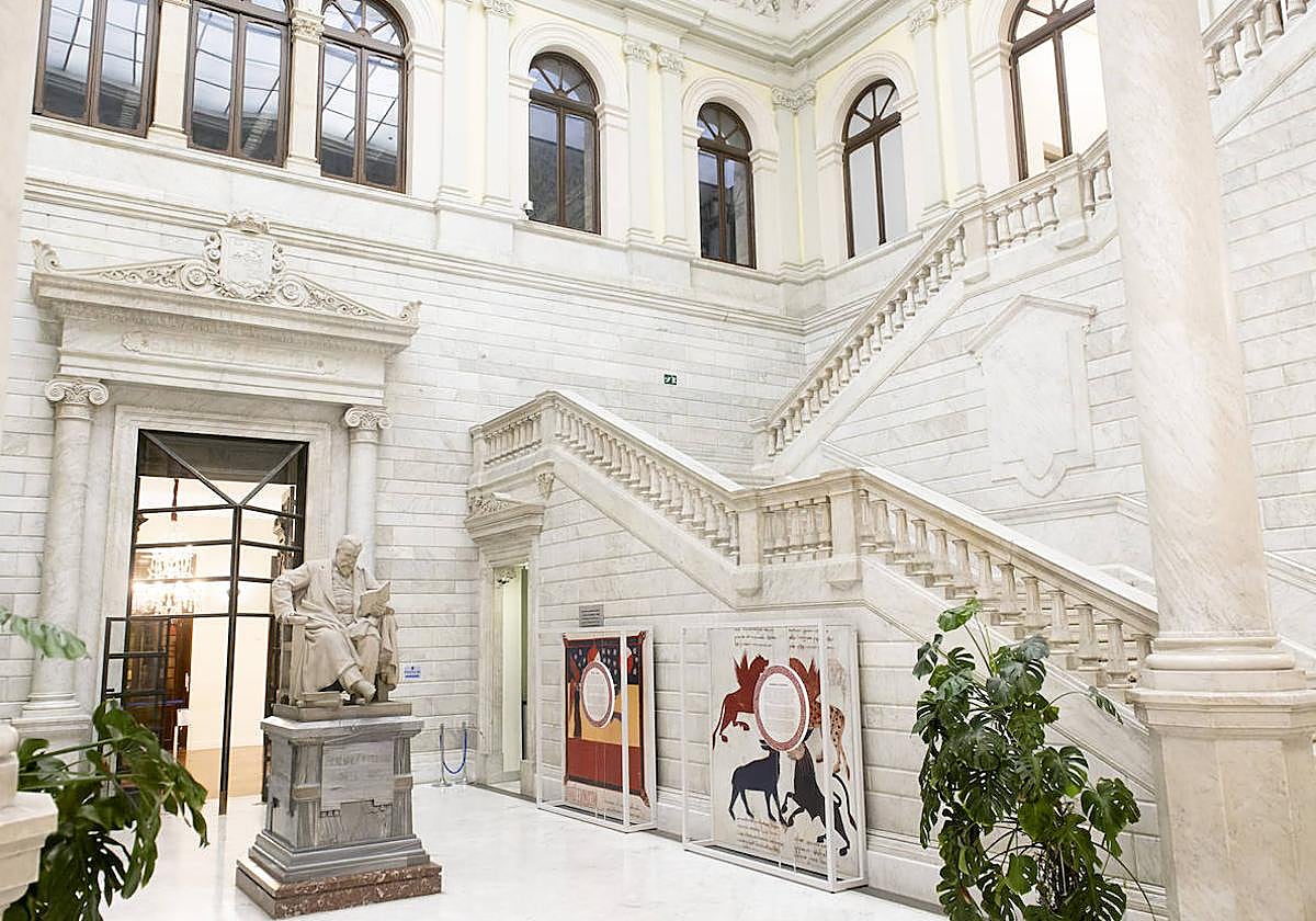 Interior de la Biblioteca Nacional