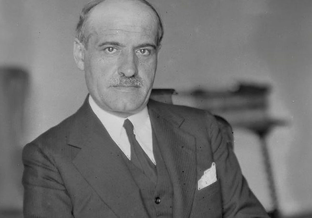 El pensador José Ortega y Gasset (Madrid, 1883-1955)