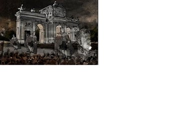 Mírala, mírala la Puerta de Alcalá... a través del cómic