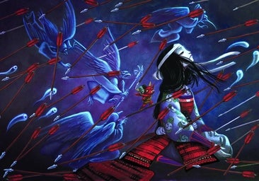 Mujeres samuráis y villanos de cuento, Benjamin Lacombe explora otros mundos