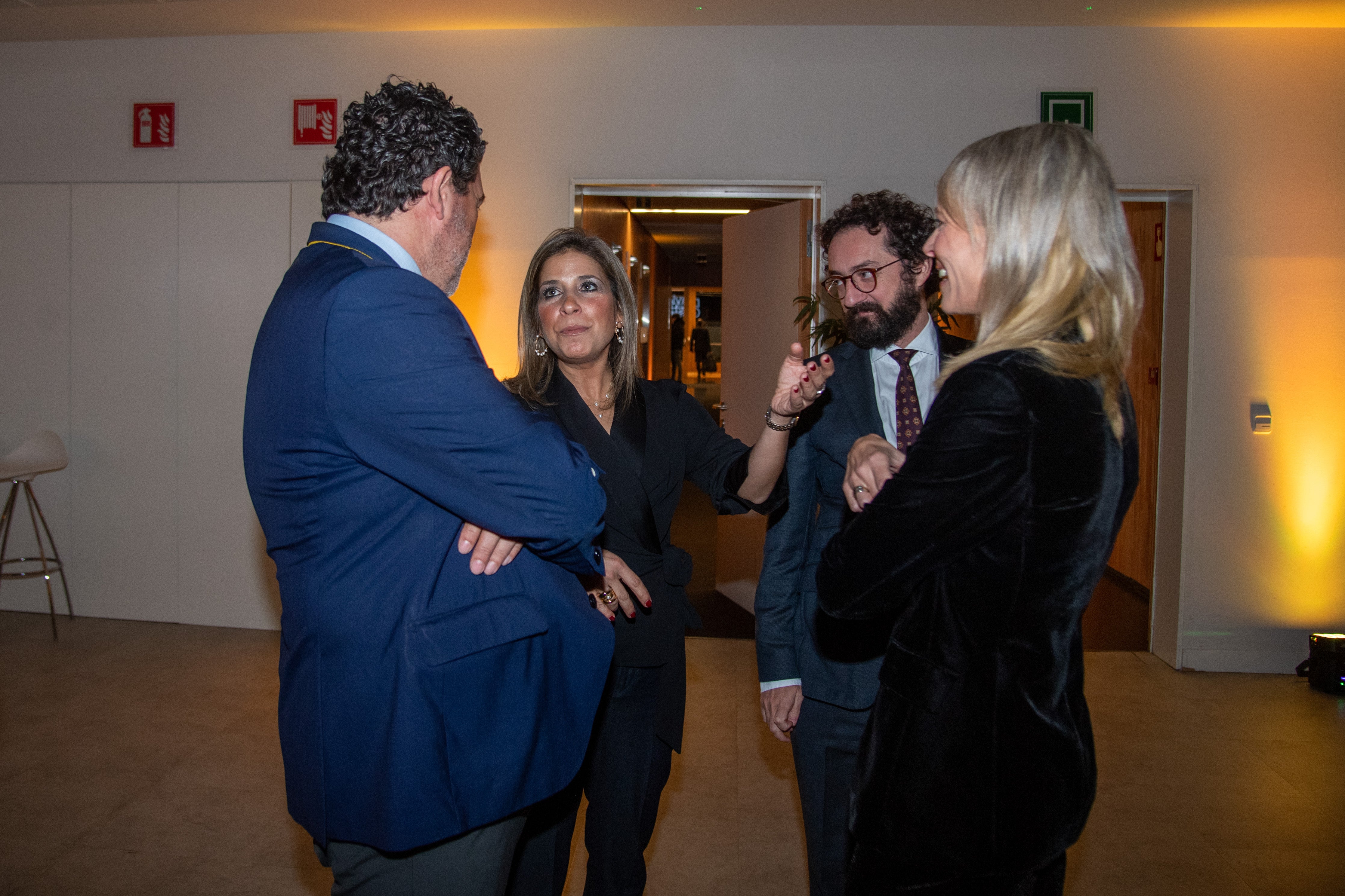 Julián Quirós, Karina Sainz Borgo, Joaquín Manso y Romina Caponnetto 