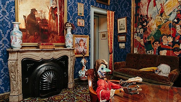 Salón azul de la Casa Ensor