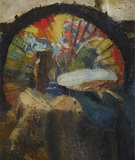 Imagen secundaria 2 - Arriba, 'La raya', 1892. Koninklijke Museum, Bruselas. Sobre estas líneas, a la izquierda, 'Chinoiseries', 1907. Museum Dhondt-Dhaenens. A la derecha, 'El parasol', 1880. Colección Vanthournout