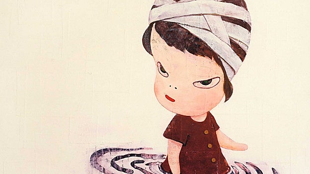 Obra del japonés Yoshimoto Nara, cuya obra veremos en el Guggenheim Bilbao