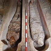 Una misión española descubre un nuevo tipo de tumba en el yacimiento egipcio de las lenguas de oro