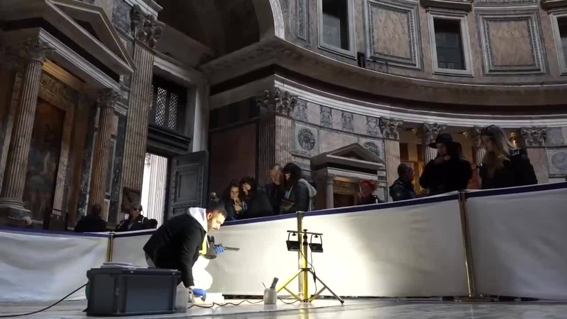El Panteón de Roma se acicala: un cuidado meticuloso para un tesoro milenario