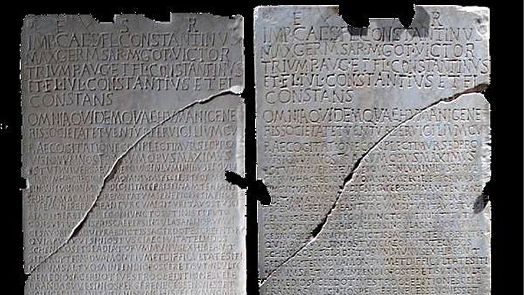 'Rescritto de Spello' conservado en el Ayuntamiento de la localidad italiana