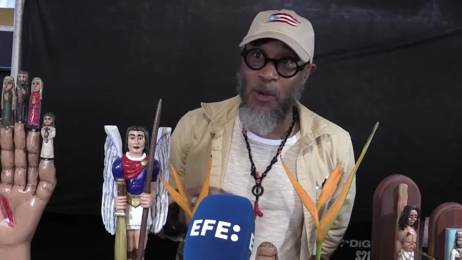 Artesano puertorriqueño destaca al cedro como la mejor madera para tallar santos