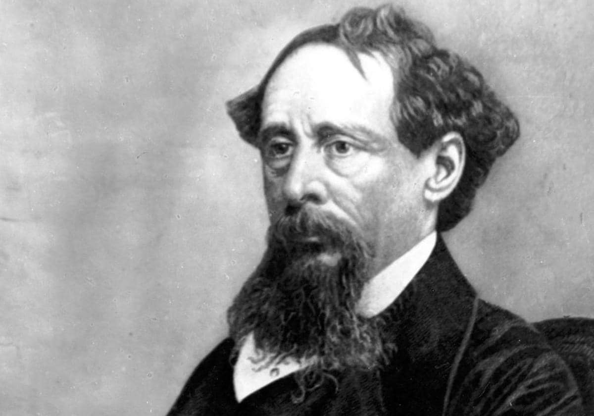Charles Dickens, en un retrato sin fechar