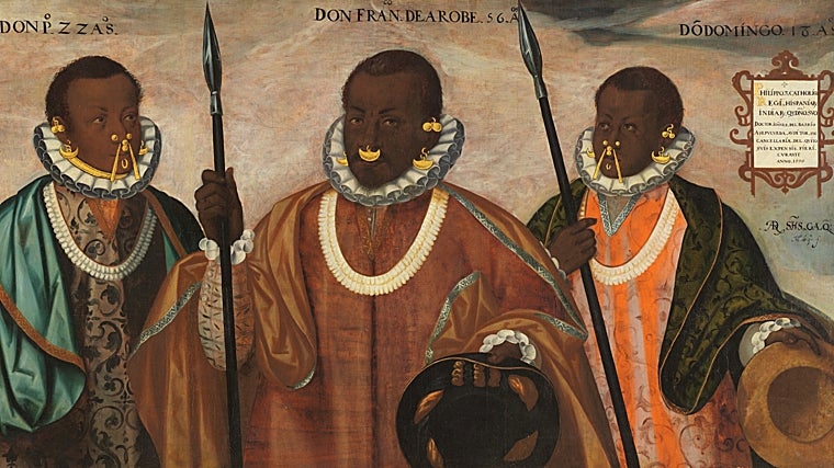 'Los tres mulatos de Esmeraldas', de Andrés Sánchez Galque, un pintor mestizo