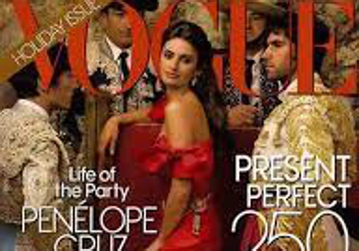 Fragmento de la portada de diciembre de 2007 de la edición norteamericana de 'Vogue' dedicada a España y a Manolete