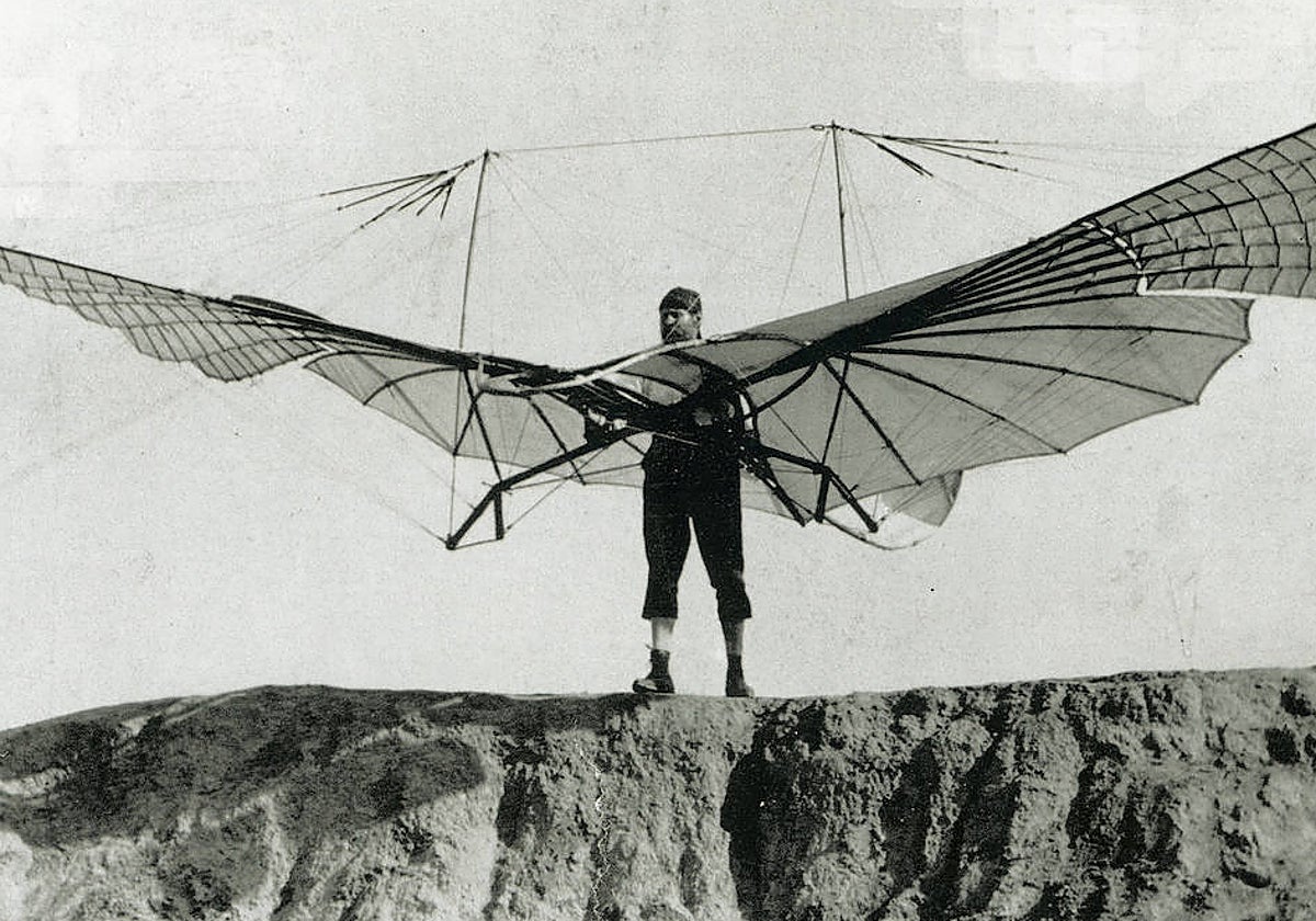 Lilienthal es considerado el padre del vuelo y la aerodinámica contemporáneos