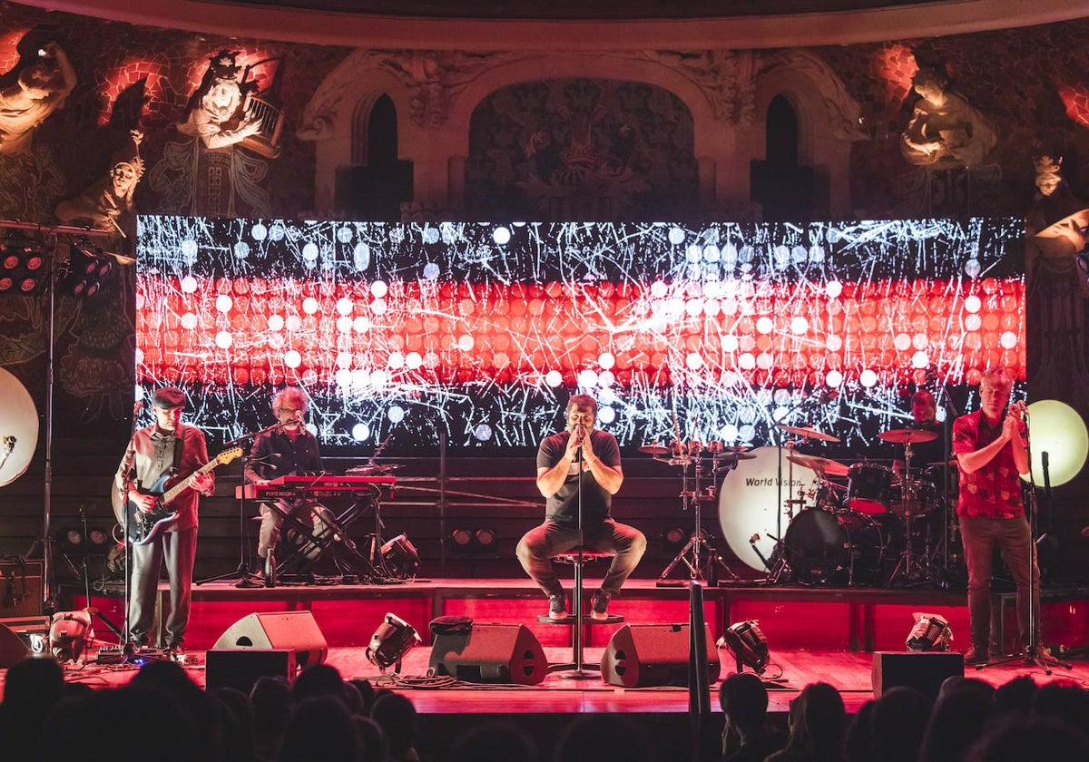 Antònia Font, durante su actuación en el Palau de la Música
