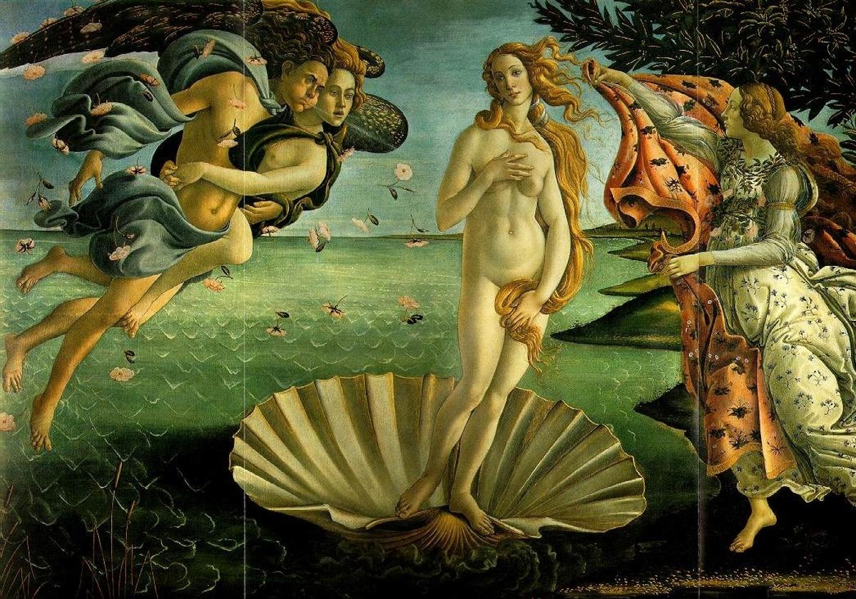 La Venus de Botticelli en una imagen de archivo