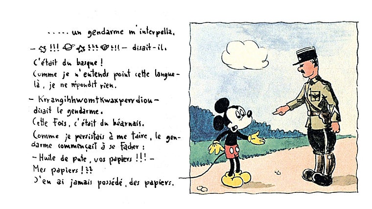 Una de las viñetas del cómic