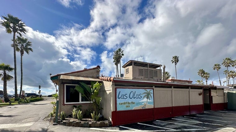 Restaurante mexicano de Cardiff-by-the-Sea, en una carretera que va de playa en playa