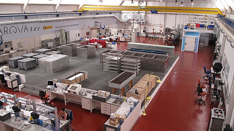 Arquatec es el laboratorio del Museo Nacional de Arqueología Subacuática