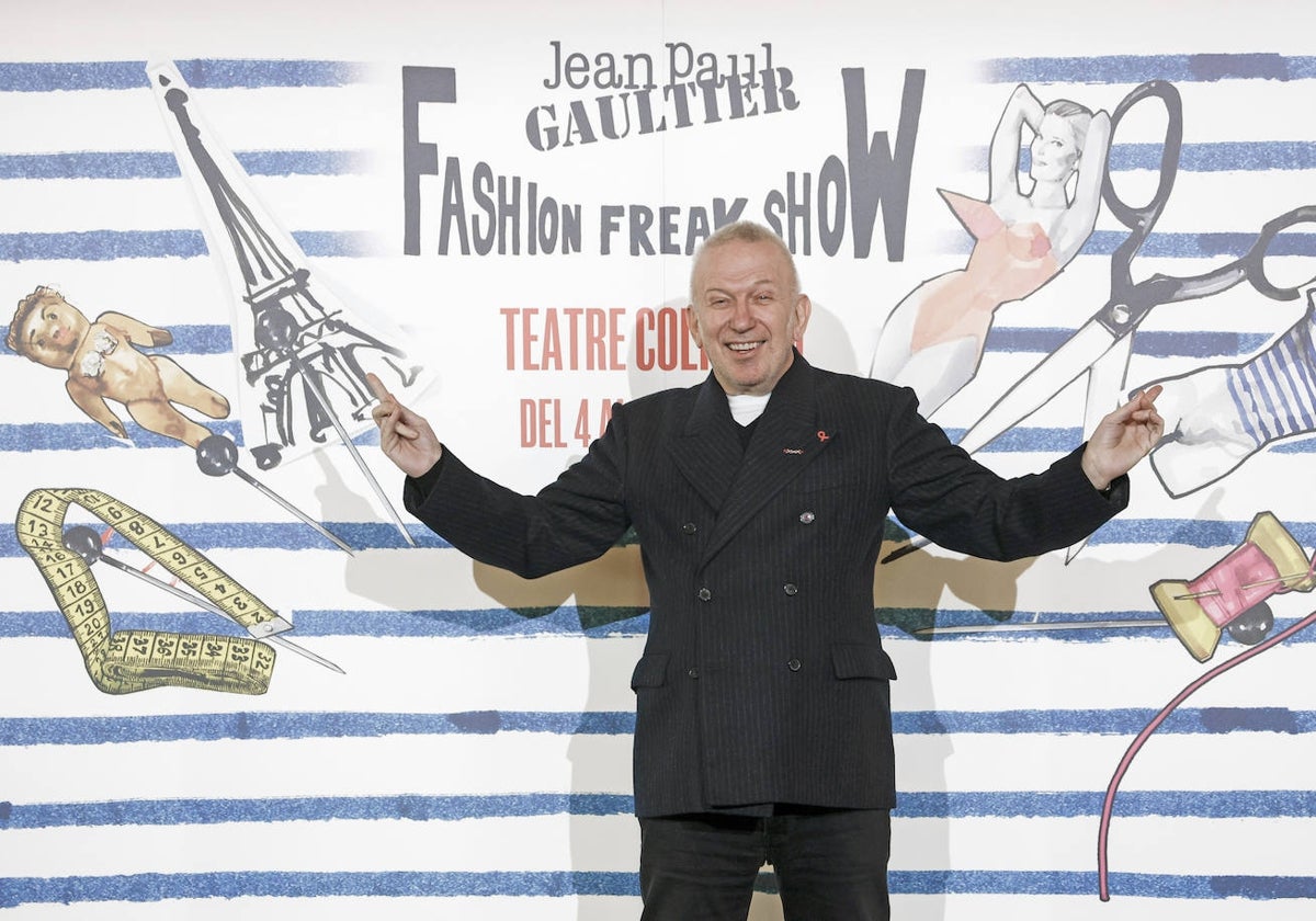 Jean Paul Gaultier, este miércoles en Barcelona