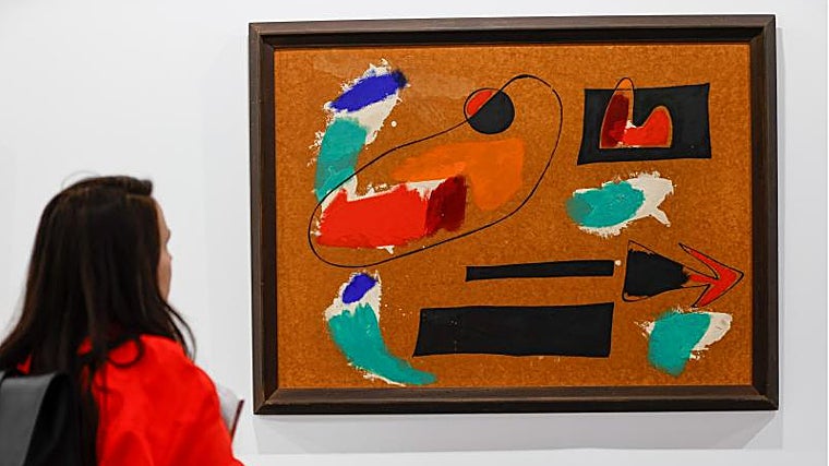 'Pintura', de Miró, a la venta en el estand de Leandro Navarro por 3.350.000 euros