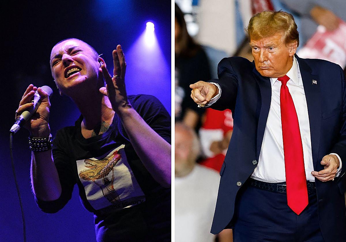 Sinéad O'Connor y Donald Trump