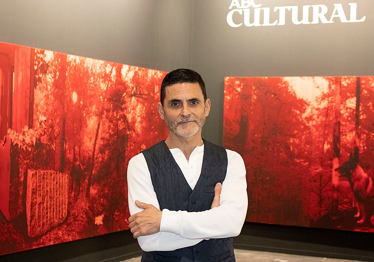 Garcera, en el estand de ABC Cultural