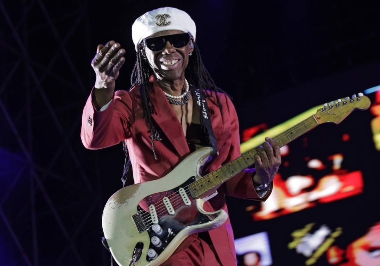 Nile Rodgers, durante una actuación en Sevilla el año pasado