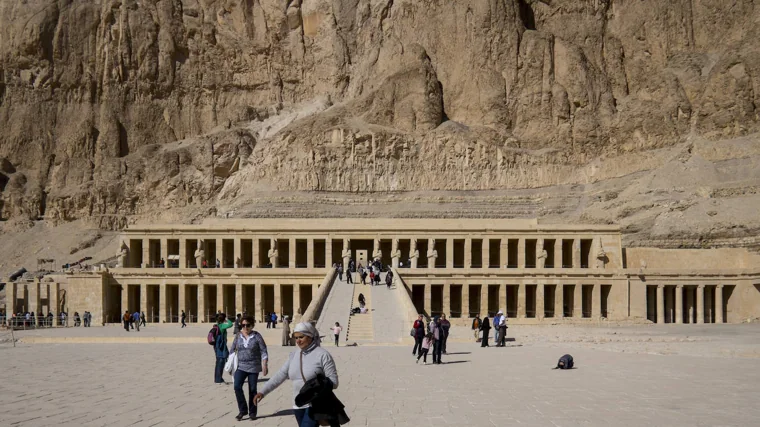 El templo de Hatshepsut en Deir el Bahari