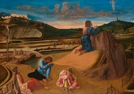 'Cristo en el monte de los Olivos', de Giovanni Bellini, en la National Gallery