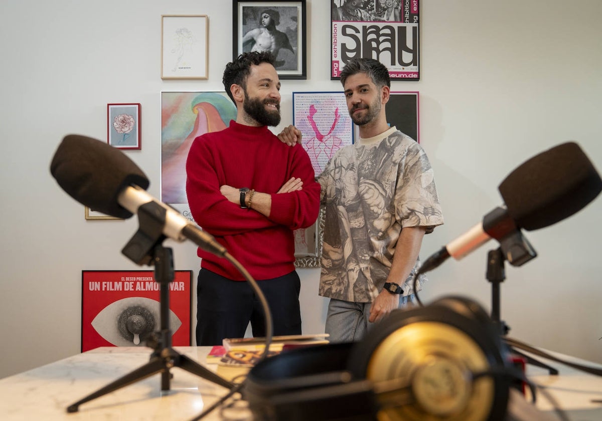 Bernardo Pajares y Juan Ramón Sanz, responsables del podcast Arte Compacto