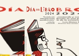 Luci Gutiérrez firma el cartel del Día del Libro 2024