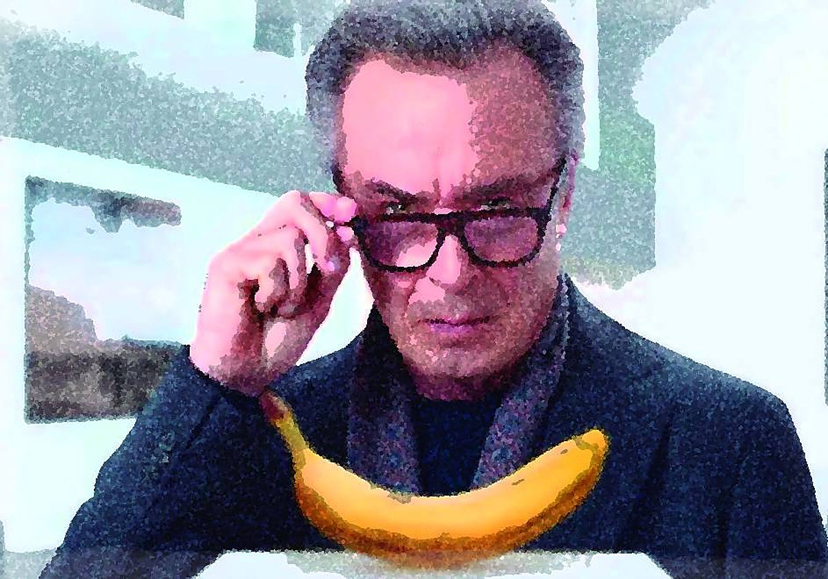 Óscar Martínez en un capitulo de 'Bellas Artes'