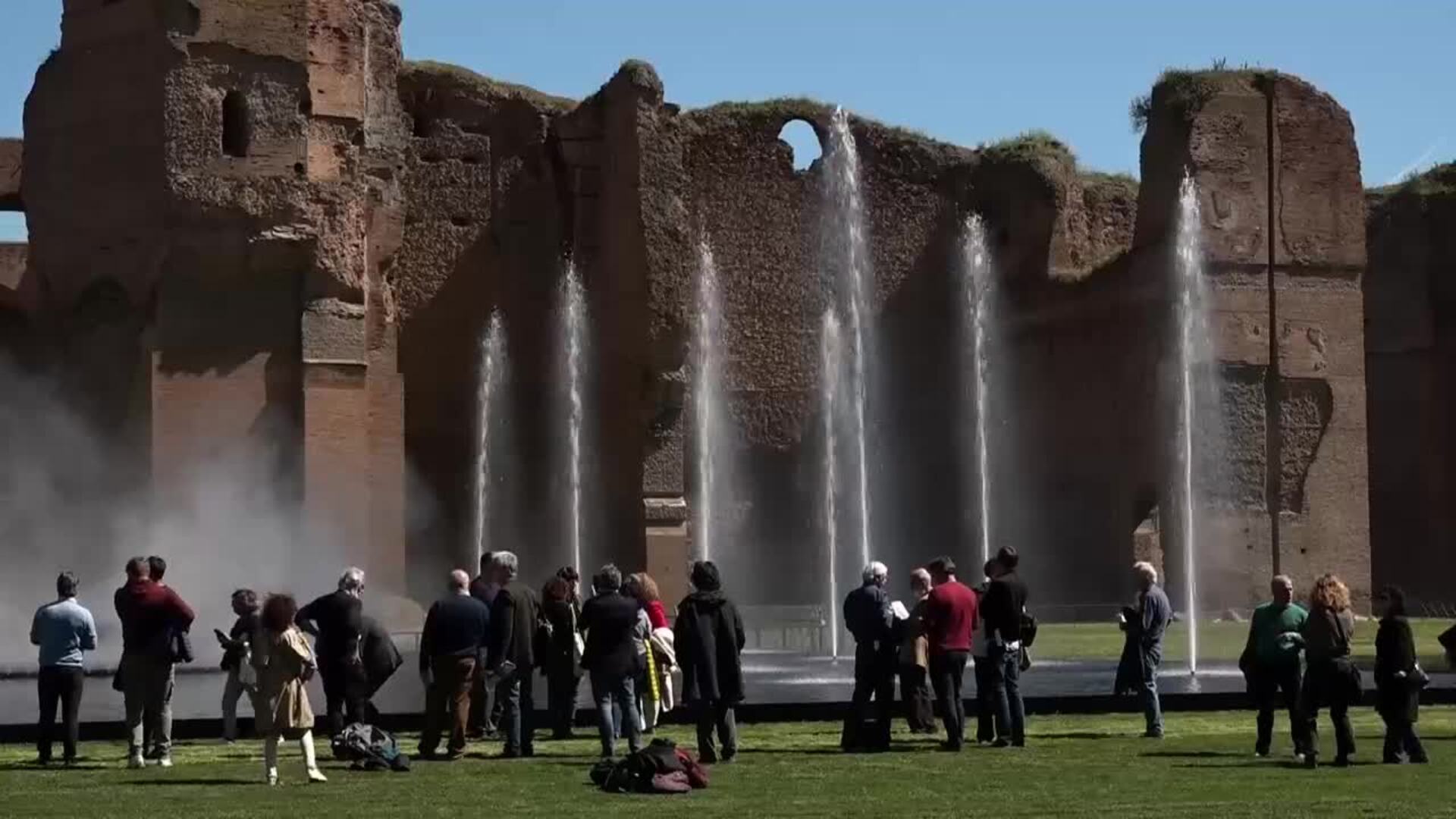 Las termas de Caracalla reabren al público con la reintroducción del agua